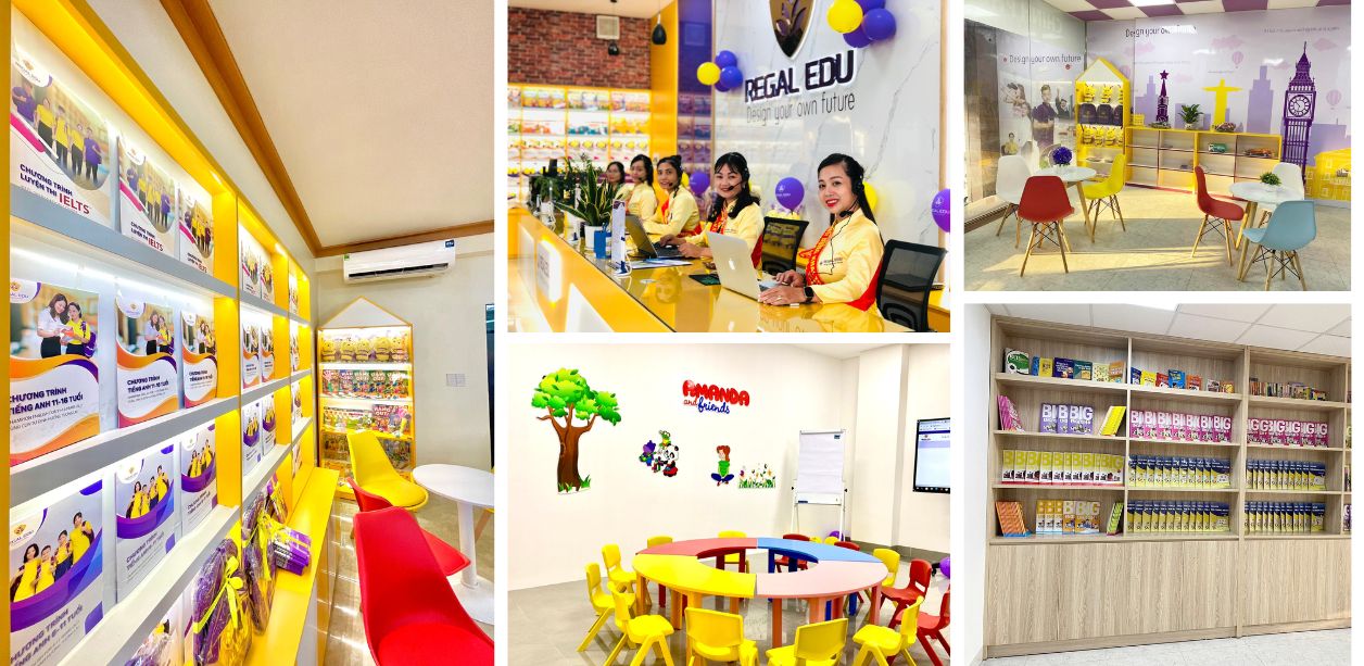 Cơ sở vật chất tại trung tâm anh ngữ Regal Edu