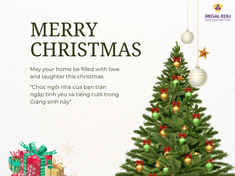 Những lời chúc Giáng Sinh bằng tiếng anh