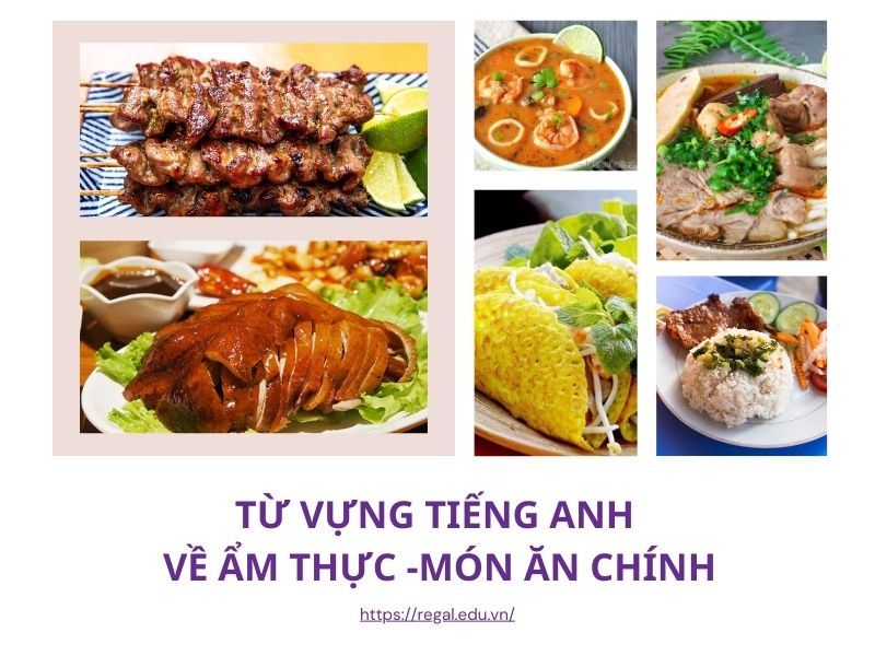 tiếng anh về đồ ăn - thức uống